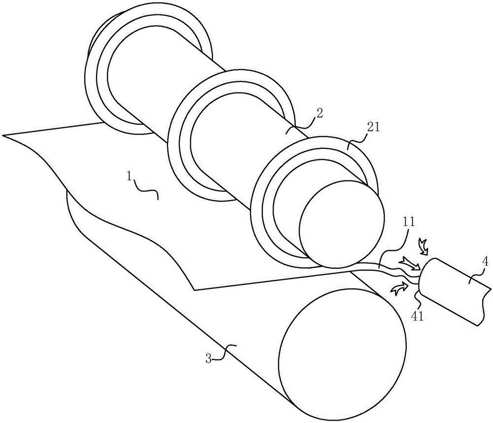 分切機(jī)及其邊料回收裝置的制作方法